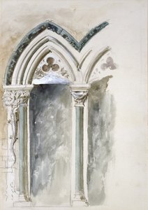 Design Studies for Capitals for the University Museum, Oxford by John Ruskin